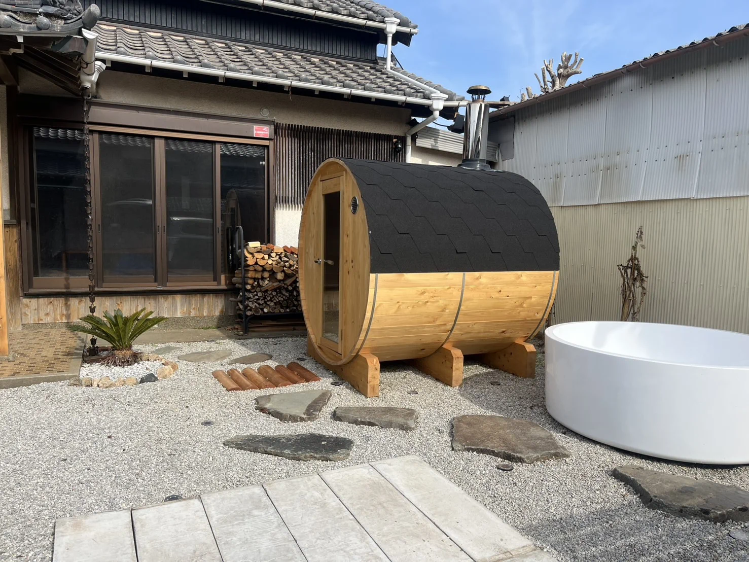 サウナの外観